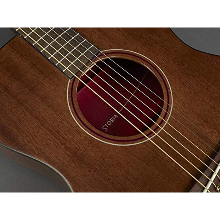 Yamaha STORIA III Westerngitarre, akustische Gitarre in Schokoladenbraun mit Tonabnehmer und warmem, ausgewogenem Sound, 4/4 für Erwachsene – Bild 5