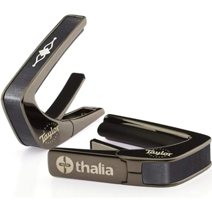Thalia Capo Taylor by Thalia 300 Serie Gemstone, hochwertiger Kapodaster mit Ein-Hand-Bedienung und austauschbaren Fretpads