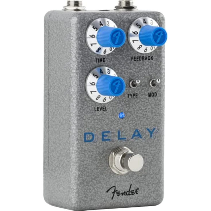 Fender Hammertone Delay, Delay Effekt Pedal mit 950 ms Verzögerung und Modulation, Aluminiumgehäuse – Bild 3