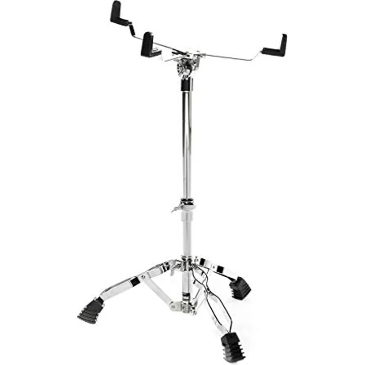 Fame Snare-Ständer SDS4000, doppelstrebig, höhenverstellbar von 35 cm – 49 cm, breite Gummifüße, neigungsverstellbar, stabile Konstruktion, Drum Hardware – Bild 5
