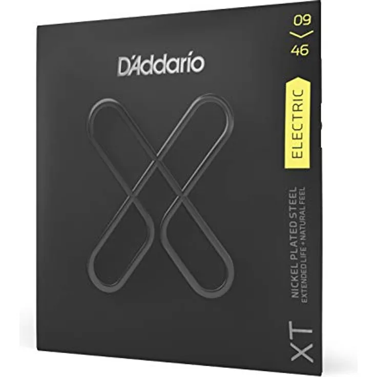 Daddario XTE0946 Super Light, Gitarrensaiten für E-Gitarre, Nickel Plated Steel, .009 - .046w, Made in USA