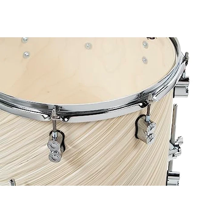 DW PDP CM Bop Twisted Ivory, Schlagzeugset aus 100% Ahornholz mit 7-lagigen Kesseln, verchromter Hardware und REMO Heads – Bild 3