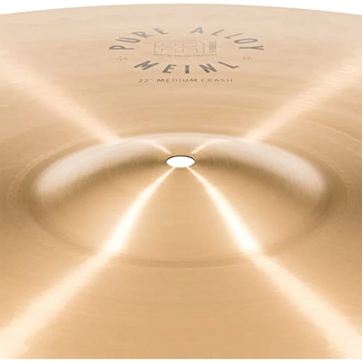 Meinl Pure Alloy 22" Medium Crash, Schlagzeugbecken mit traditionellem Finish und klarem, warmen Sound – Bild 7