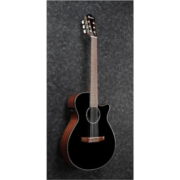 Ibanez AEG50N-BKH, Konzertgitarre mit Fichten-Decke, Cutaway, schwarzem Hochglanz-Finish und Ibanez Tbar II Tonabnehmer – Bild 4