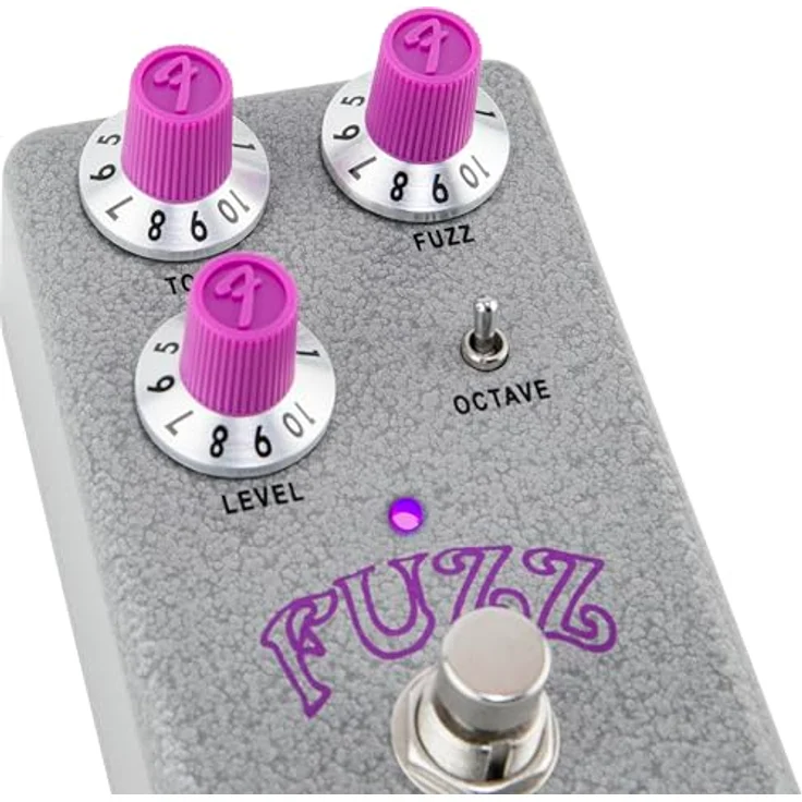 Fender Hammertone Fuzz, Effektpedal für E-Gitarre mit Tone, Fuzz und Level Reglern, True Bypass – Bild 7