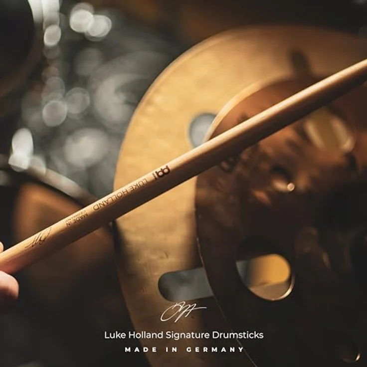Meinl Luke Holland Signature Sticks, American Hickory Drumsticks, Medium Gewicht, 411 mm Länge, 14,7 mm Durchmesser – Bild 5