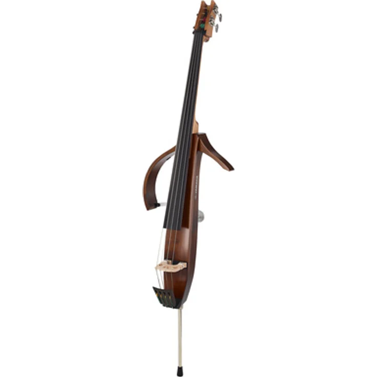 Yamaha SLB 300 Silent Bass, Kontrabass mit SRT Studio Response Technology, dunkle braune antik-imitiert, inkl. gepolsterter Tasche