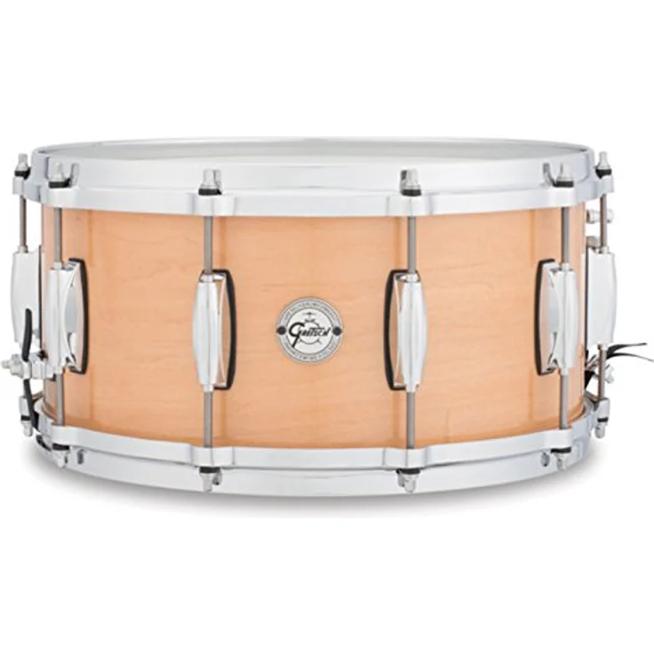 Gretsch Drums S1-6514-MPL, 14"x6,5" Full Range Snare Drum aus 10-lagigem Ahorn, hochglanz lackiert, Farbe: Natur – Bild 1