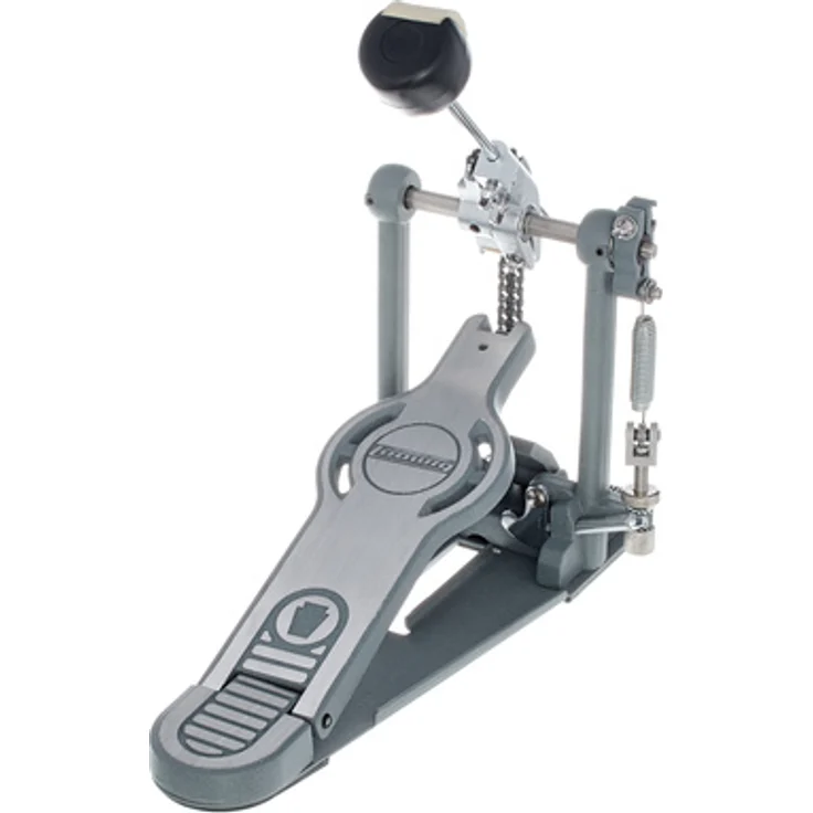 Ludwig LAS15FP Atlas Standard Pedal, Single Bass Drum Pedal mit einstellbarem Tritt und Aluminium-Konstruktion, Kettenantrieb