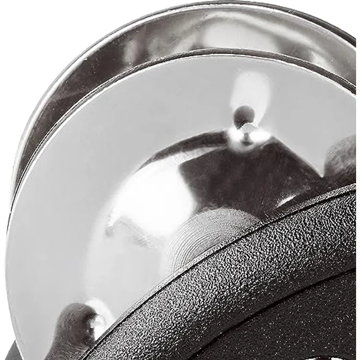 Meinl CFJS2S-BK Foot Tambourine, ergonomisches Design, aus Kunststoff mit Edelstahl-Jingles, schwarz – Bild 3