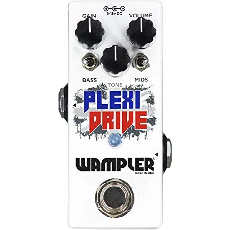 Wampler Plexi-Drive Mini, Overdrive-Pedal für E-Gitarre mit Mid-Boost und Bass-Boost-Schaltern, Made in USA – Bild 4
