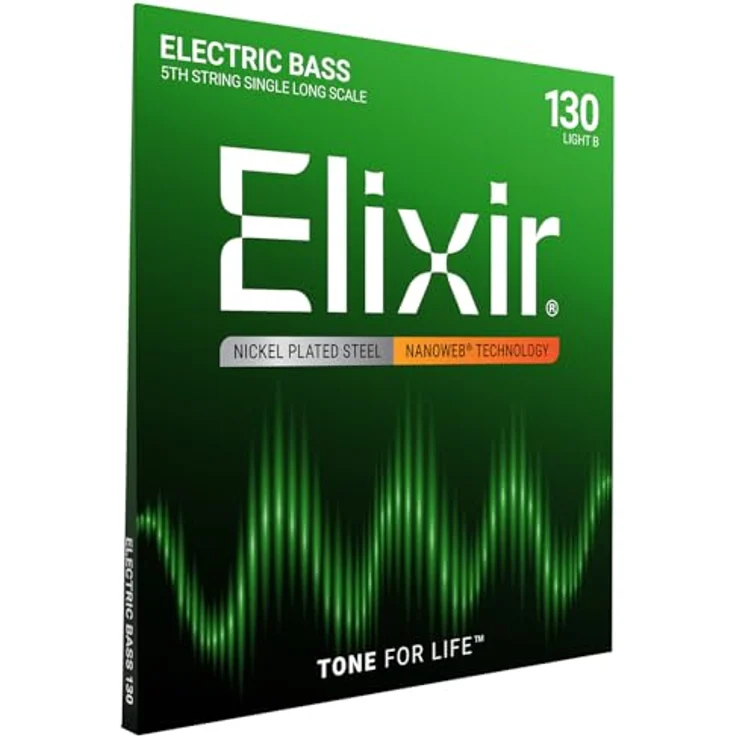 Elixir .130 E-Bass Einzelsaite mit Nanoweb Beschichtung, langlebiger Klang und natürliches Spielgefühl – Bild 1