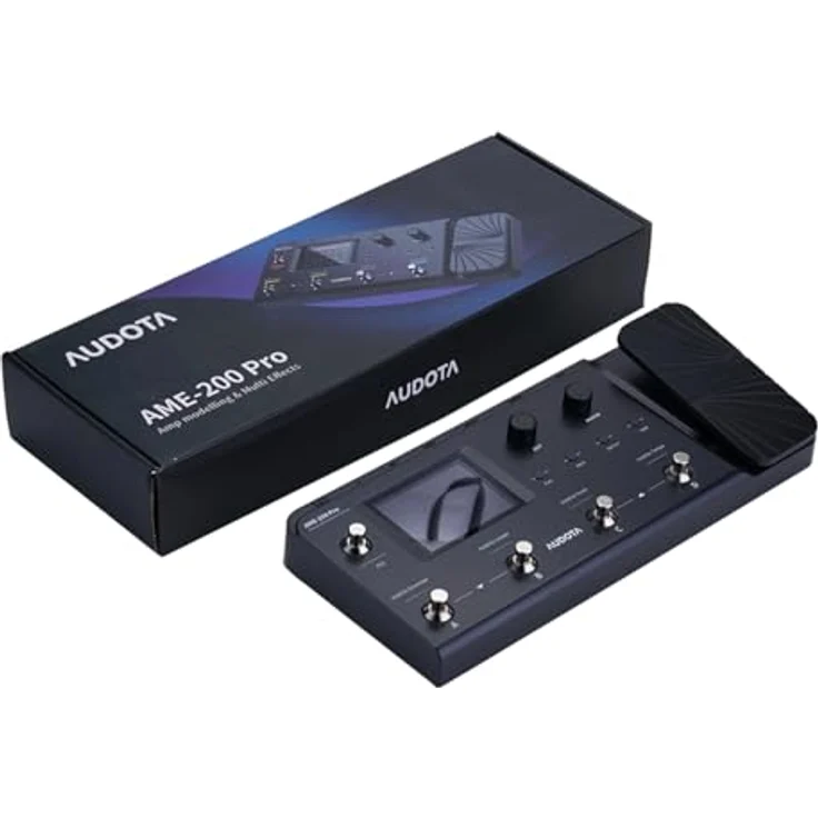 Audota AME-200 PRO Amp Modeler, Gitarren-Multieffekte mit 221 Effektmodellen, 98 Verstärkersimulationen, Bluetooth-Audio und integriertem Looper – Bild 5