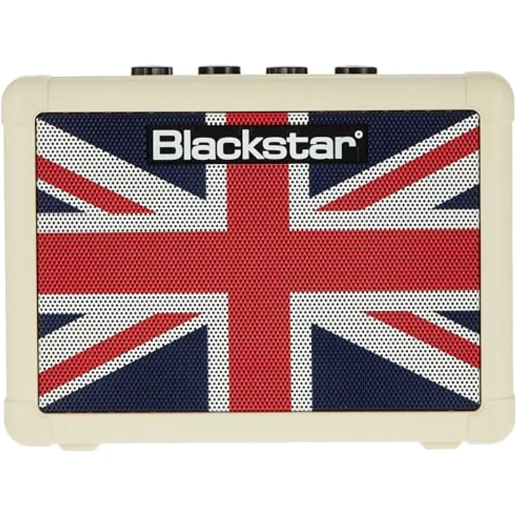 Blackstar Guit Fly 3, batteriebetriebener E-Gitarren-Verstärker mit Union Jack Design