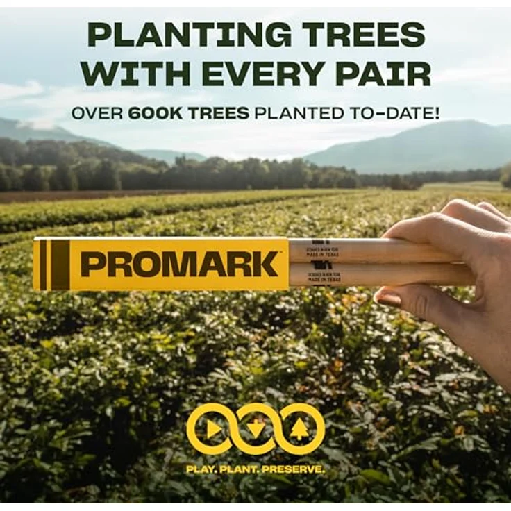 Pro Mark RBLLW-FG Larnell Lewis, Drumsticks aus Hickory mit eichelförmigem Kopf, FireGrain Behandlung, 412,8 mm Länge, 14,7 mm Durchmesser – Bild 5