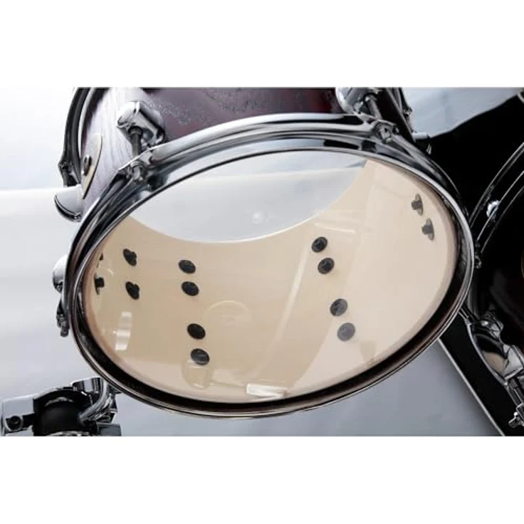 Tama Club Jam Vintage Kit -SBE, Kompakter Kesselsatz mit 18"x12" Bass Drum, Satin Burgundy Elm Finish, inkl. Cymbalarm und Tomhalter – Bild 5