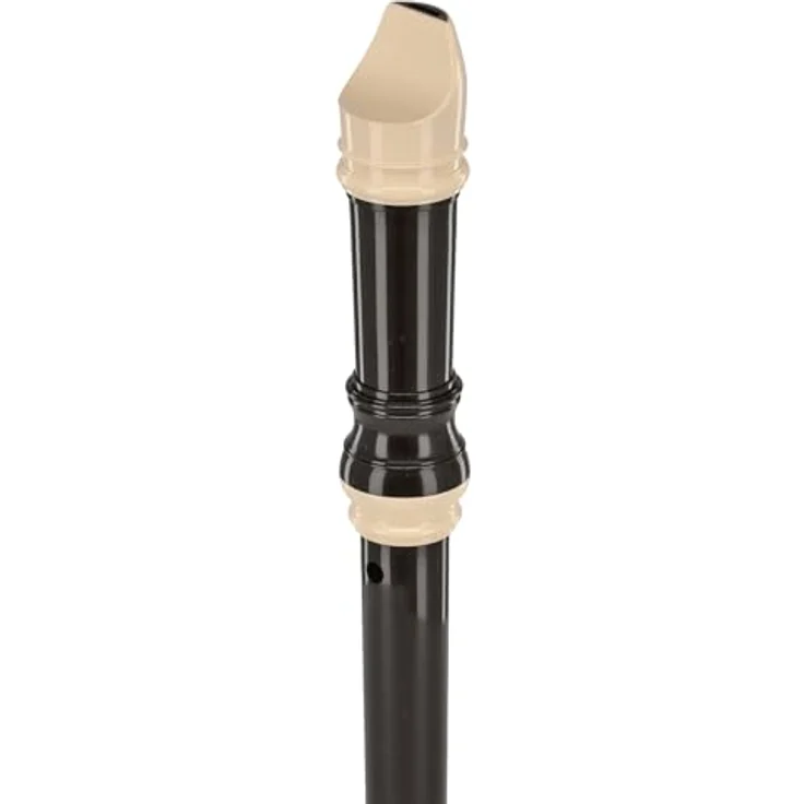 Aulos 103N Alouette, Soprano Recorder mit barocker Griffweise, 1-teilig, dunkelbraun, inkl. Tasche – Bild 4