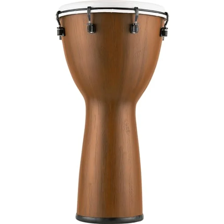 Meinl ADJ12-BW 12" Alpine Djembe, Höhe 61 cm, Farbe Barnwood, Kunststoffkorpus, rutschfester Gummiboden, mechanisches Stimmsystem – Bild 5