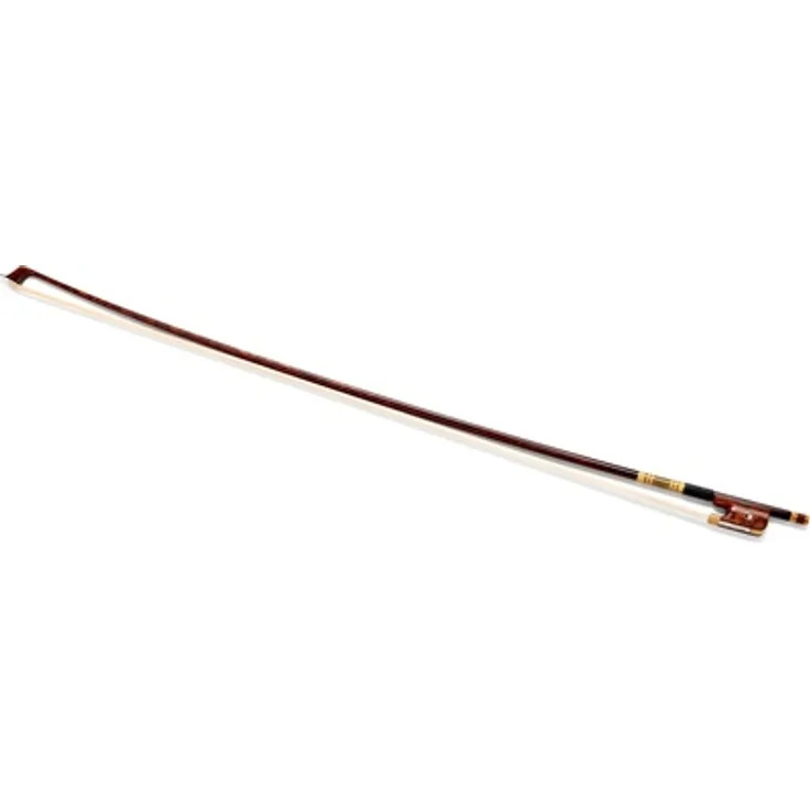 Roth & Junius RJSW-02G Snakewood Viola Bow, Violabogen mit vergoldeter Bewicklung, runder Snakewood-Stange und Snakewood Frosch