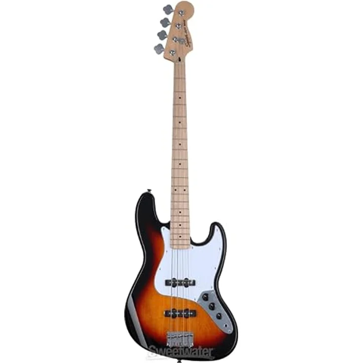 Squier by Fender Affinity Series¹ Jazz Bass®, Ahorn-Griffbrett, weißes Schlagbrett, 3-farbiger Sunburst, mit kostenlosen virtuellen Kursen auf Fender Play – Bild 4