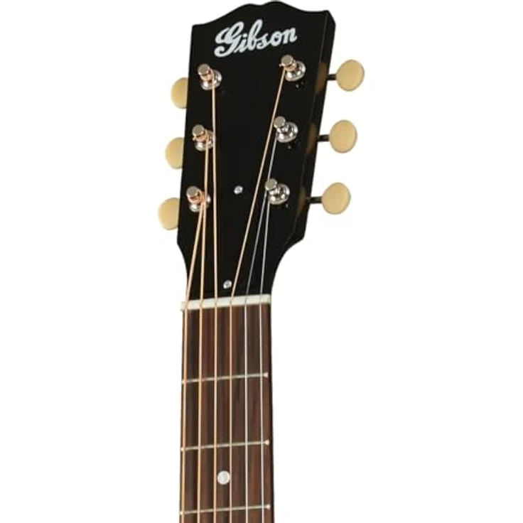 Gibson L-00 Original Ebony, Westerngitarre mit massiver Sitka-Fichtendecke, Mahagonikorpus und LR Baggs VTC Tonabnehmersystem, schwarz – Bild 5