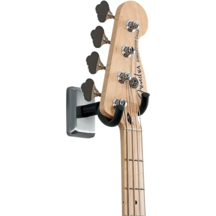 Gator Frameworks GFW-GTR-Hanger SC, Wandmontierter Gitarrenständer für E-Gitarren, Akustikgitarren und Bässe, Satin Chrome Finish – Bild 9