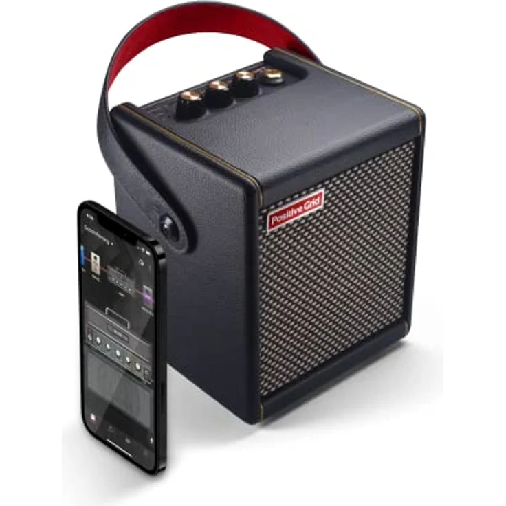 Positive Grid Spark Mini BK, Modelling Combo Verstärker mit 10 Watt, Smart Jam und 50.000+ Sounds, schwarz – Bild 1