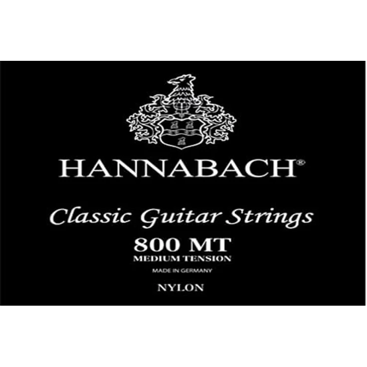 Hannabach Klassikgitarre-Saiten Serie 800 Low Tension, 3er Bass Satz, versilberter Kupferdraht, für Konzertgitarren, optimal für Anfänger