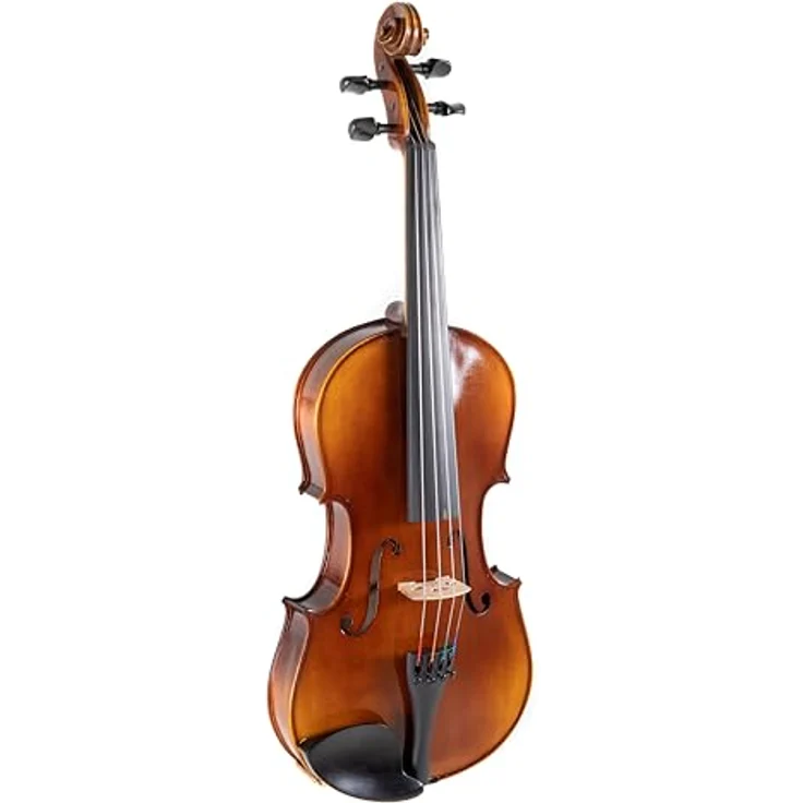 Gewa Allegro VA1 Viola Set 16,5" OC, handlackierte Viola mit Carbonbogen und massivem Ahorn, braun-bernsteinfarben – Bild 2