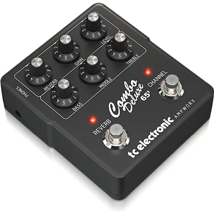 tc electronic Combo Deluxe 65' Preamp, Gitarrenvorverstärker-Pedal mit Faltungsfederhall und Celestion Cab Sim IR, zweikanalig – Bild 2