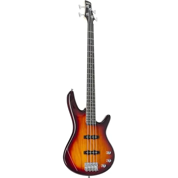 Ibanez GSR 180, 4-Saiter E-Bass in Brown Sunburst mit ausgewogener Verarbeitung und hochwertigen Materialien