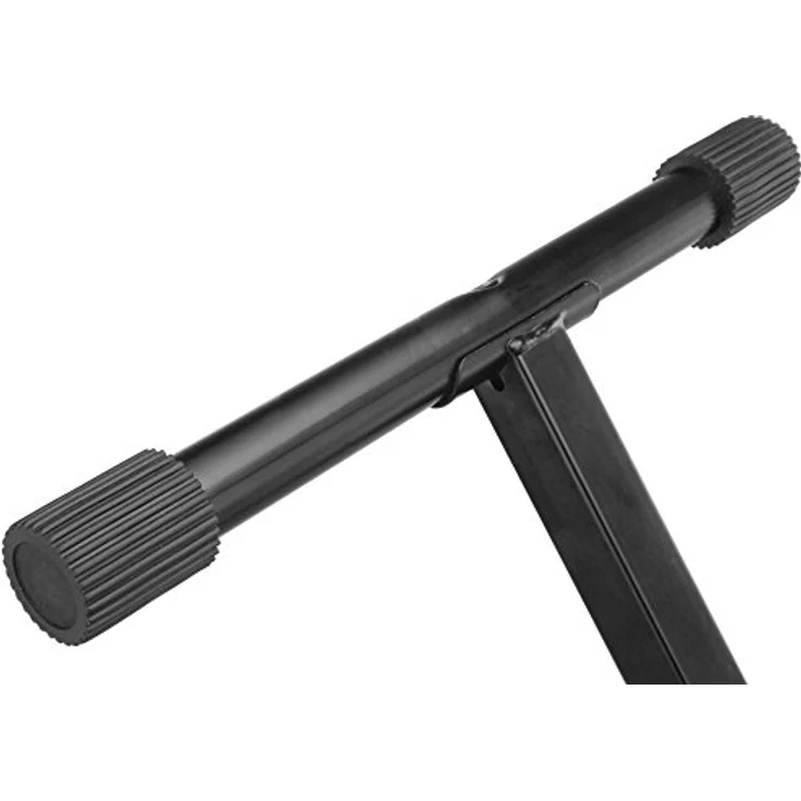 McGrey KS-100 X-Keyboardständer, höhenverstellbar (5 Stufen), klappbar, stabil, schwarz – Bild 3