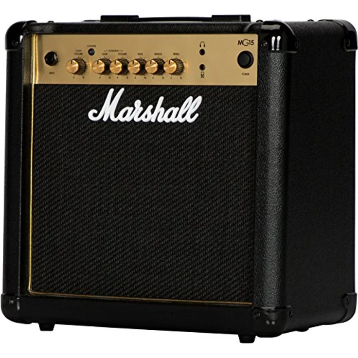 Marshall MG15G, E-Gitarren Combo mit 15 Watt RMS, 2 Kanälen (Clean & Overdrive), MP3/Line Input, 8" Speaker, geschlossenes Gehäuse – Bild 4