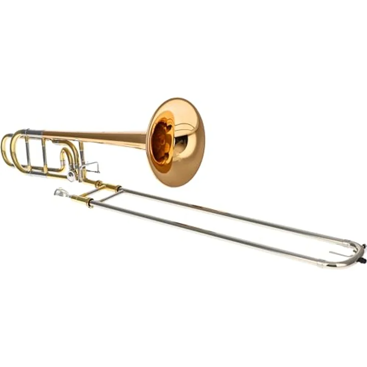 Jupiter JTB1150FROQ Bb/F-Tenorposaune mit Quartventil, open wrap Bauweise, 8-1/2" Goldmessing Schallbecher, klar lackiert, inkl. Mundstück und Q-Lightkoffer – Bild 1