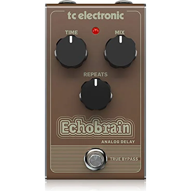 tc electronic Echobrain Analog Delay, Vintage E-Gitarreneffekt mit max. 300 ms Delayzeit, True Bypass