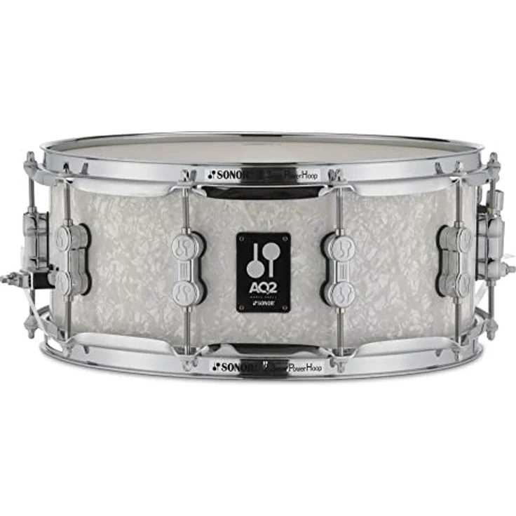 Sonor AQ2 Stage Set WHP, Schlagzeug-Set mit 7-lagigem Ahornkessel, 22"x17,5" Bass Drum, Farbe: White Pearl – Bild 5