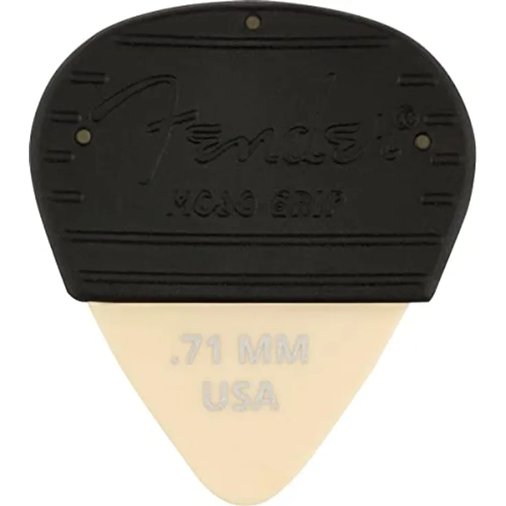 Fender® MOJO GRIP PICKS 3er Pack DURA-TONE DELRIN 351 Plektren für Gitarre, Stärke: .71mm, Farbe: Olympic White