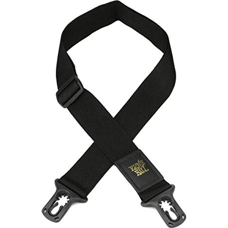 Ernie Ball PolyLock Strap 4056, Locking Gitarrengurt für E-Gitarre & Bass, Länge 96-170cm, Breite 5cm, schwarz – Bild 5
