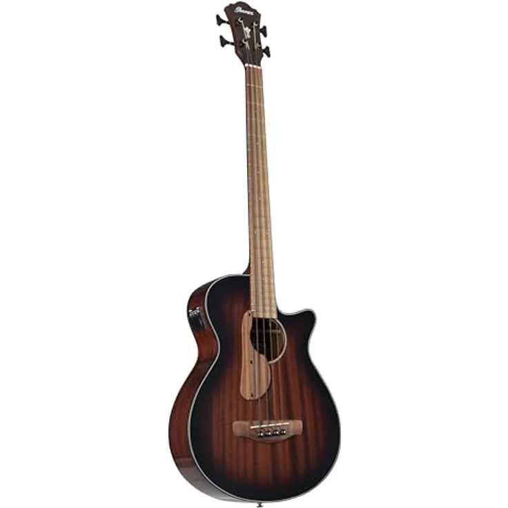 Ibanez AEGB24E-MHS, AEG Cutaway Akustikbass mit Ibanez Undersaddle Tonabnehmer, Mahogany Sunburst – Bild 2