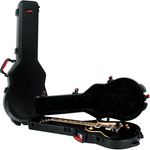 Gator TSA SC Guitar Case, Gitarrenkoffer für Single Cut E-Gitarre mit TSA-zugelassenem Zentralverschluss, schwarz