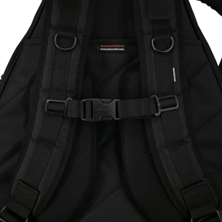 Mono Cases Vertigo Ultra Semi Hollow, Gitarrentasche für Semi Hollow E-Gitarre, optimiert mit Freeride Wheel System, strapazierfähig, schwarz – Bild 7