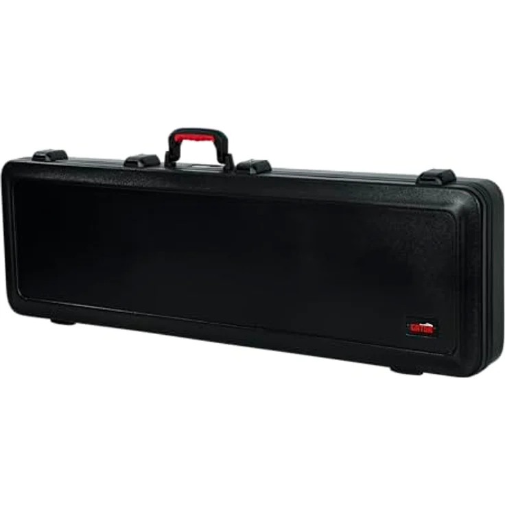 Gator TSA Bass Guitar Case, Koffer für E-Bass mit TSA-zugelassenem Zentralverschluss, schwarz – Bild 10