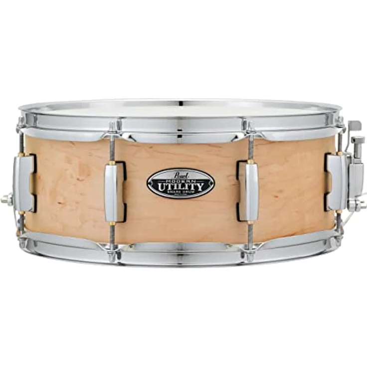 Pearl Modern Utility Snare Drum 14"x5,5", Matt Natural #224, 6-schichtiger Ahornholz Kessel, Remo UT Felle – Bild 1