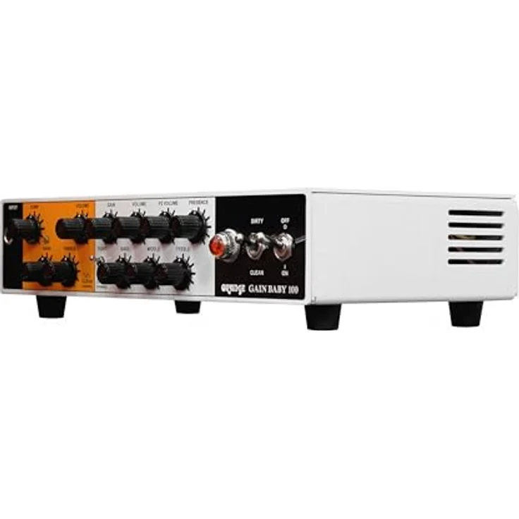 Orange Gain Baby 100, 100 Watt Gitarren Topteil mit Class A/B Endstufe, Fußschaltung für Clean- und Dirty-Kanal, inkl. Transporttasche – Bild 2