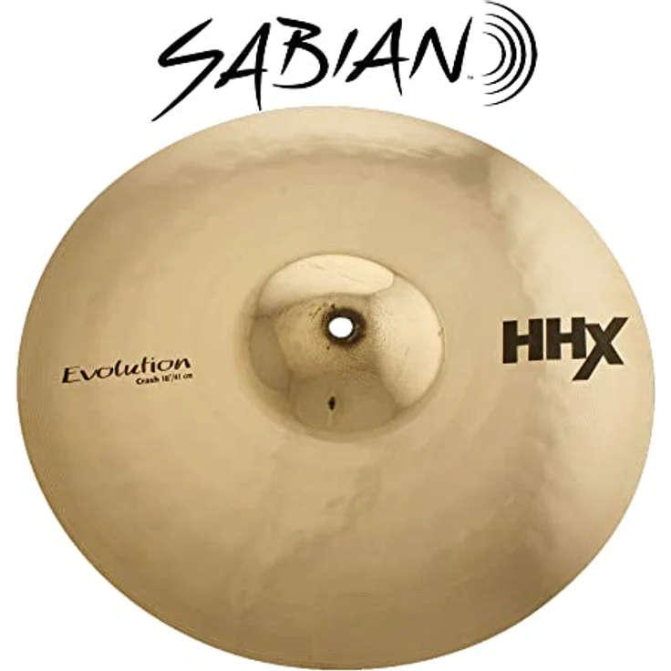 Sabian 18" HHX Evolution Crash, Brillant Becken mit warmer, explosiver Ansprache und Sabian Tone Projection – Bild 6