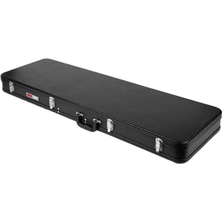 Gator GWE-TBird-Bass, Gitarrenkoffer für Thunderbird E-Bass, Abschließbar, schwarzer Tolex, schwarzes Plüsch-Innenfutter, ergonomischer Tragegriff – Bild 11