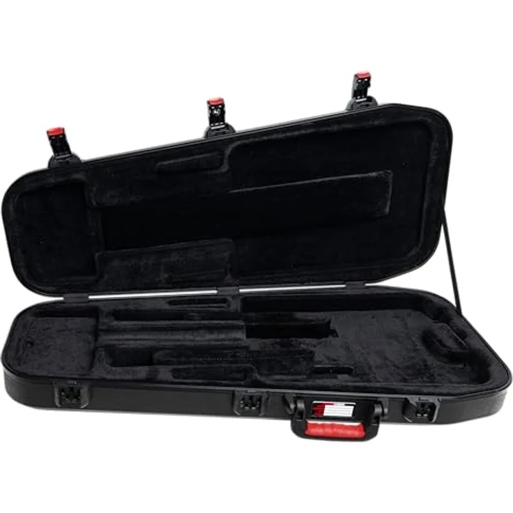 Gator TSA Headless Electric Guitar Case, anpassbares EPS-Interieur, ATA-geformtes Polyethylen, schwarz – Bild 12