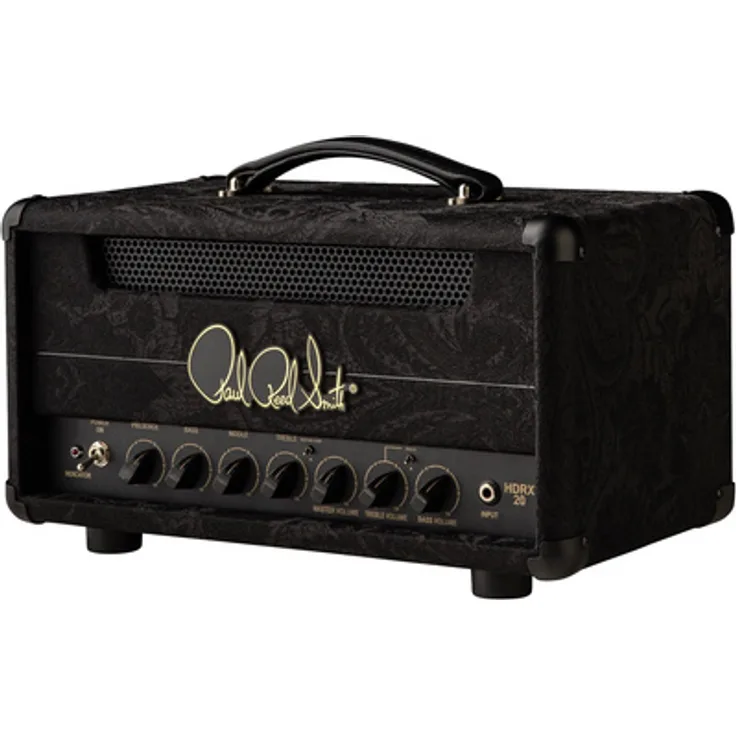 PRS HDRX 20 Head LTD Black Paisley, E-Gitarren Topteil mit 20 Watt, 2 Kanälen, EQ-Reglern und Röhrenverstärker