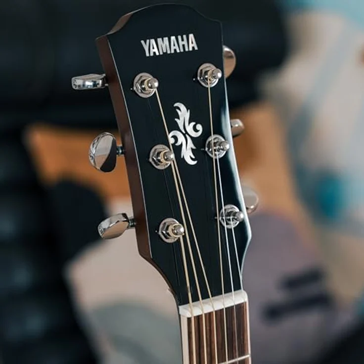 Yamaha APX 600 Oriental Blue Burst, Westerngitarre mit Tonabnehmer, Fichten Decke, Nato Korpus, 43 mm Sattelbreite, 634 mm Mensur – Bild 3