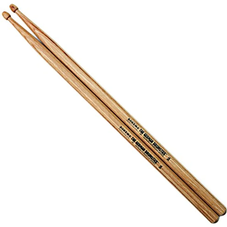 Rohema 5A-H Hornholz Drumsticks, mattlackiert, 405 mm lang, 14,5 mm Durchmesser, Made in Germany – Bild 1